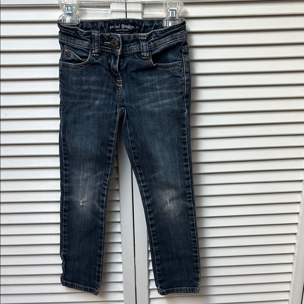 Mini Boden kids skinny Blue Jeans